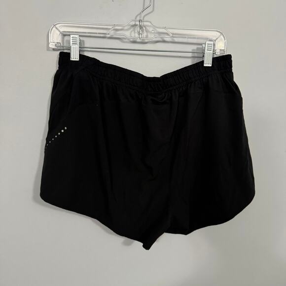 Asics MotionDry Athletic Shorts w/ Small Hidden Pocket Women's Size XL Black - Picture 2 of 7